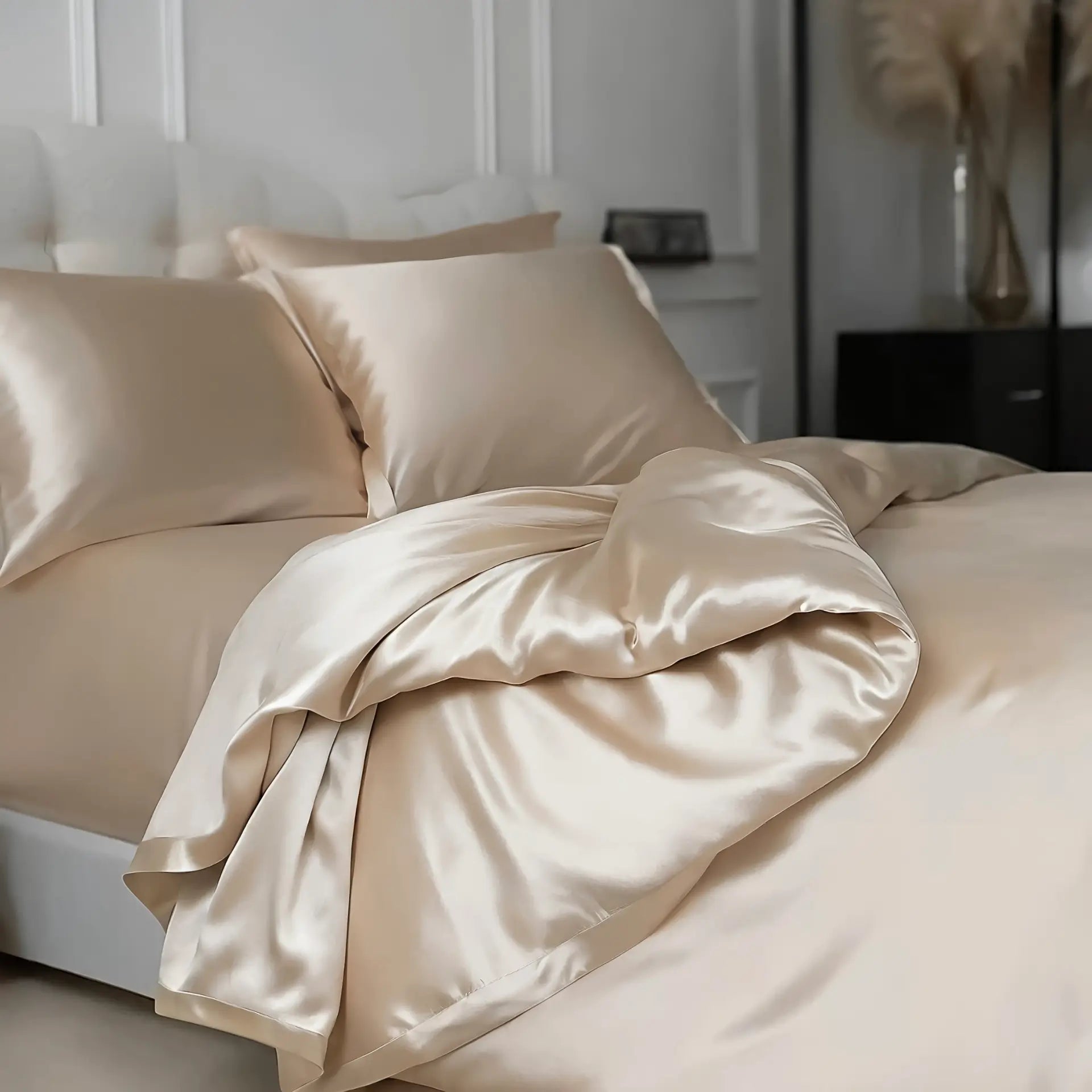Duvet Cover (Beige) % Sale % Pure Silk |The Ultimate Sleeping Experience | psboutique.ch
