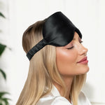 Silk Eye Mask (Black) % Sale % Luxurious Silk Comfort for Restful Sleep | psboutique.ch