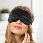 Silk Eye Mask (Black) % Sale % Luxurious Silk Comfort for Restful Sleep | psboutique.ch
