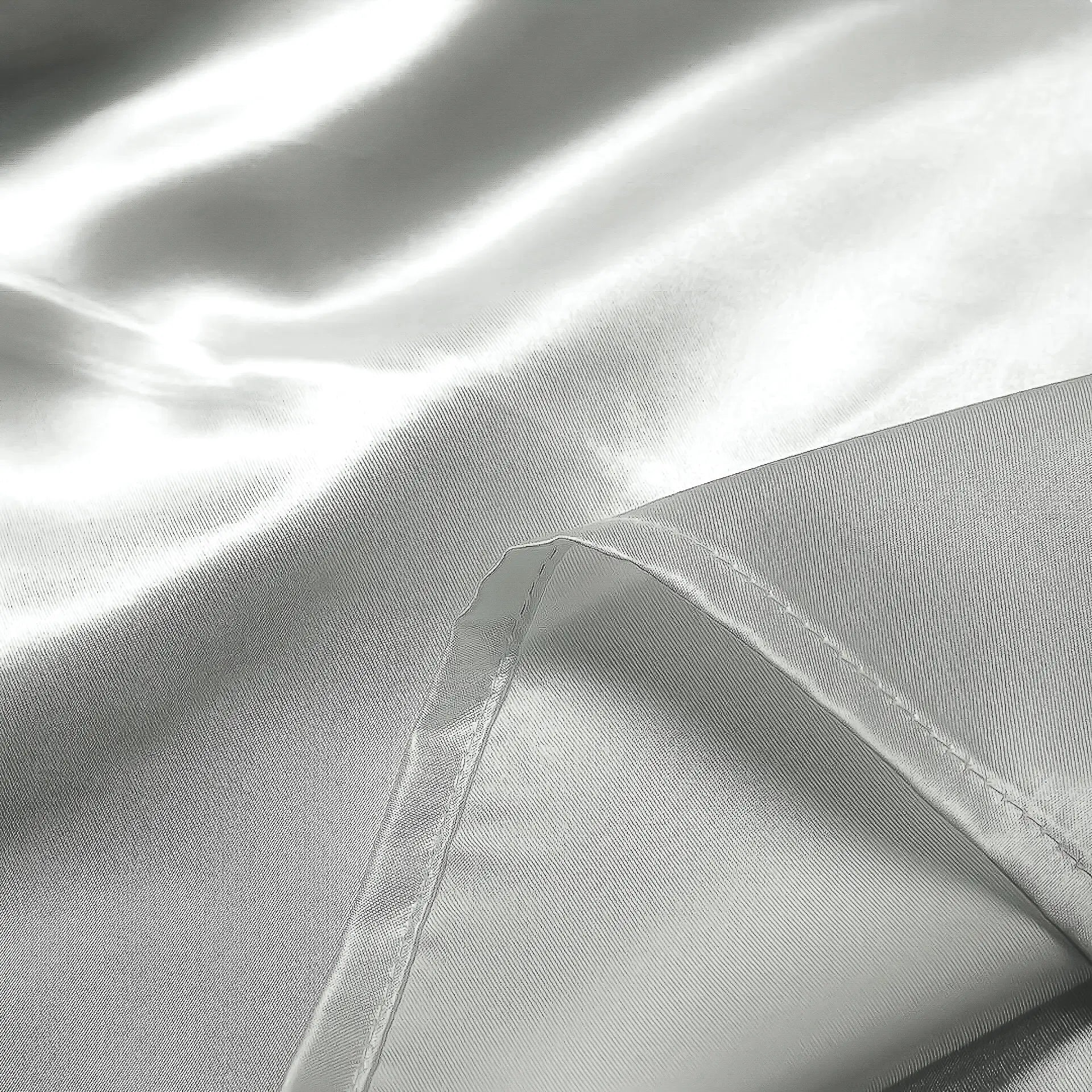 Silk Flat Sheet (Silver)