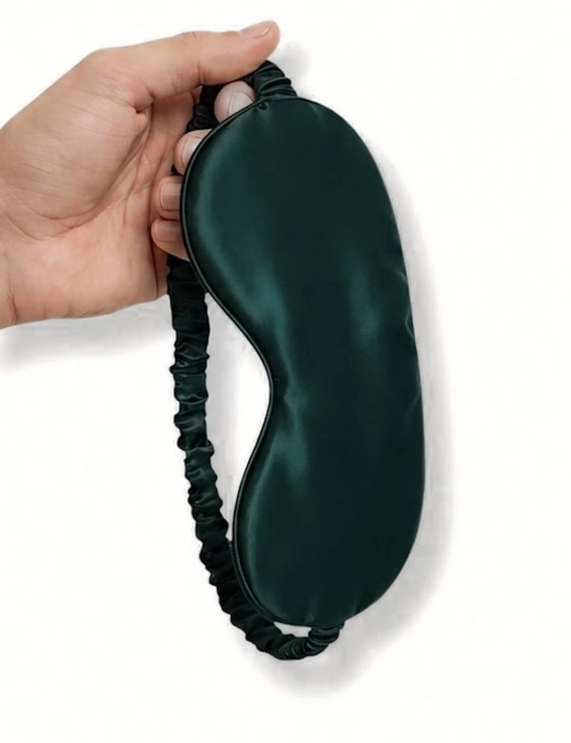 Men's Silk Eye Mask (Dark Green)