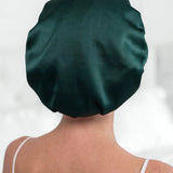 Bonnet en soie (Vert foncé)