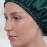 Bonnet en soie (Vert foncé)