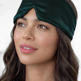 Silk Sleep Mask (Dark Green)
