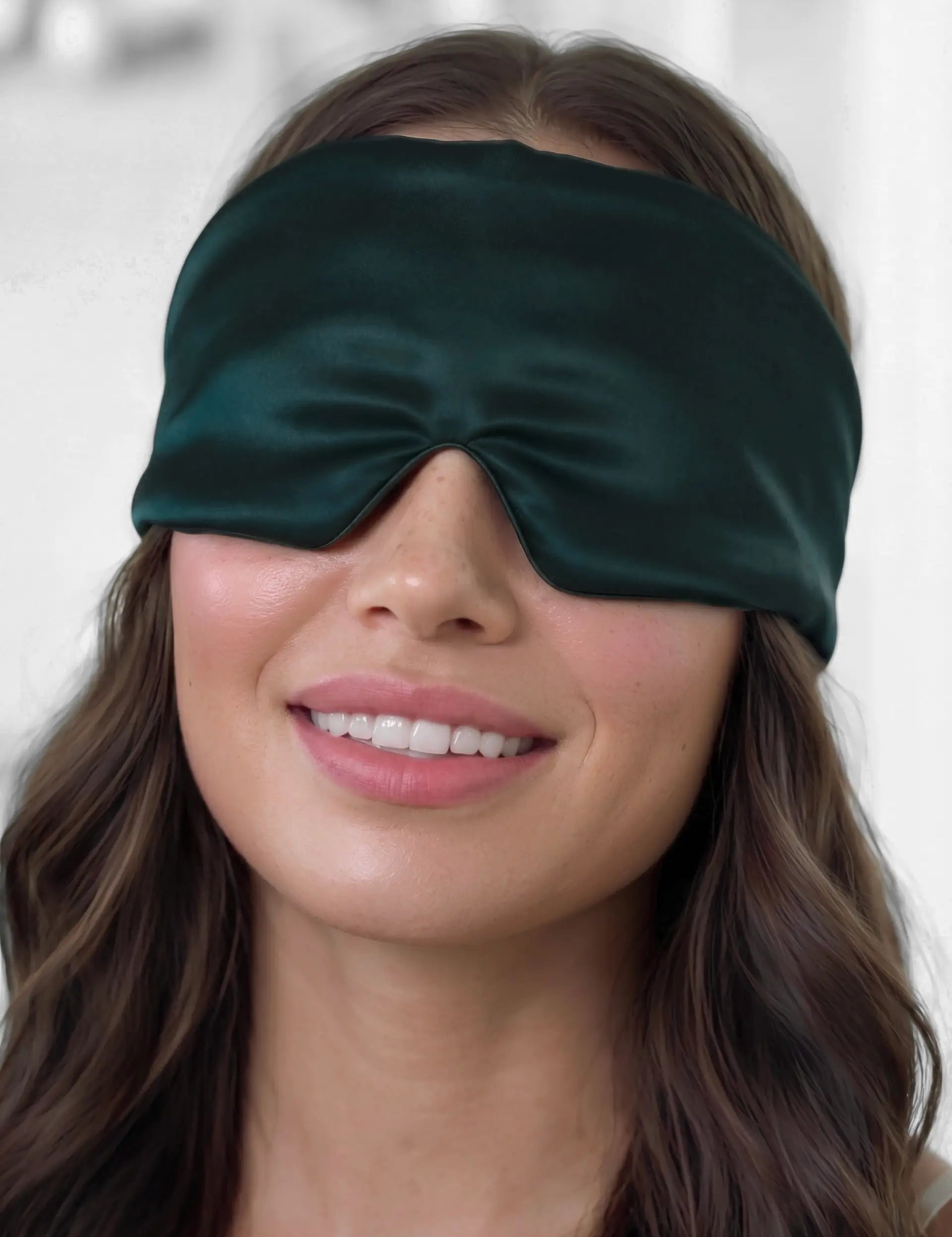 Silk Sleep Mask (Dark Green)