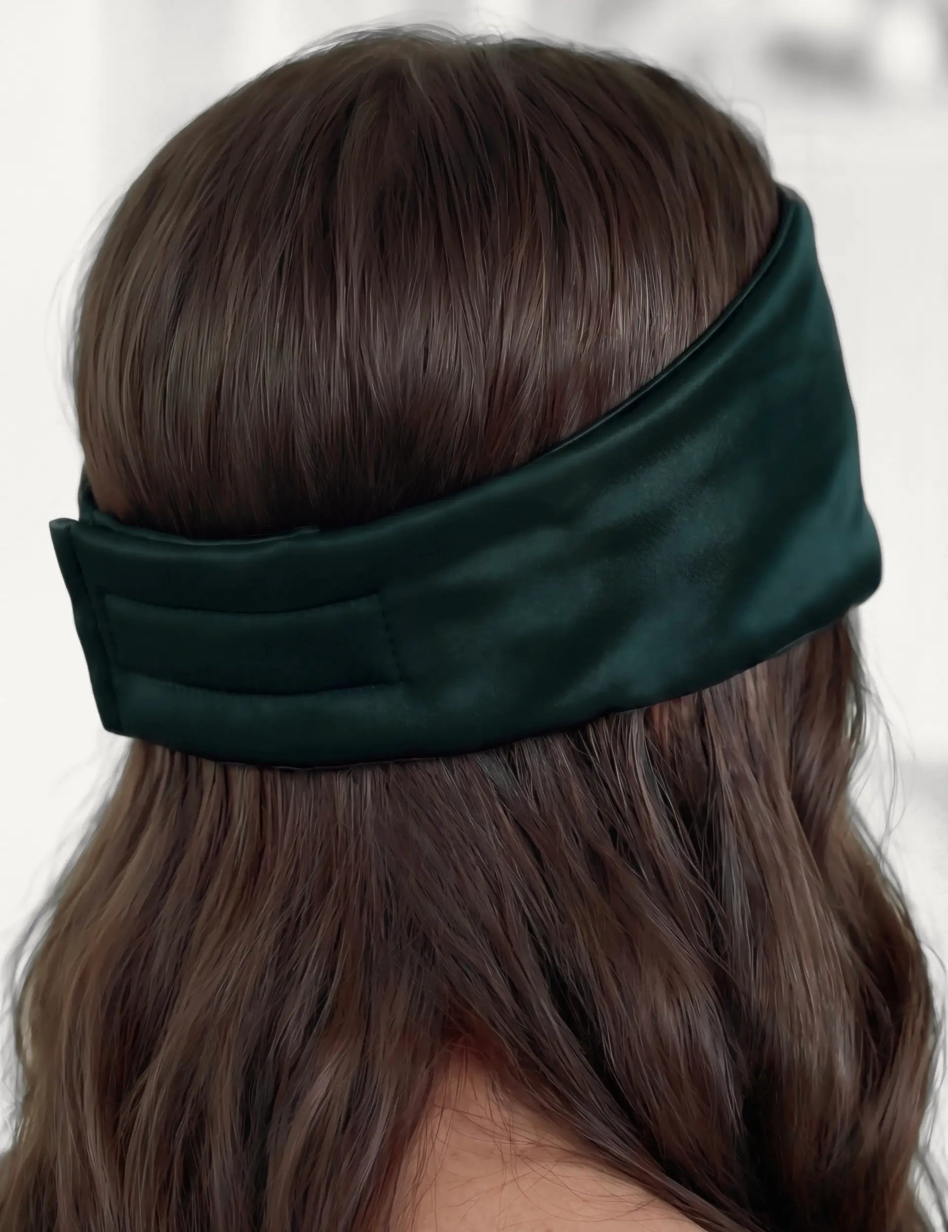 Silk Sleep Mask (Dark Green)