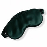 Masque yeux en soie pour homme (Vert foncé)
