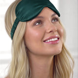 Silk Eye Mask (Dark Green)
