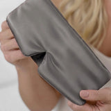 Maschera per dormire in seta (Grigio)