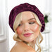 Hair Bonnet Silk (Bordeaux) Gentle Nighttime Care with a Tie Closure | psboutique.ch