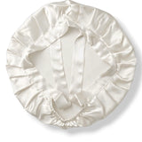 Cuffia di seta da annodare (Bianco Avorio)