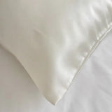 2 Silk Pillowcases Set (Ivory White)