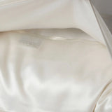 2 Silk Pillowcases Set (Ivory White)