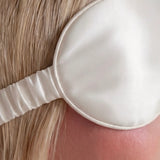Silk Sleep Mask (Ivory White)