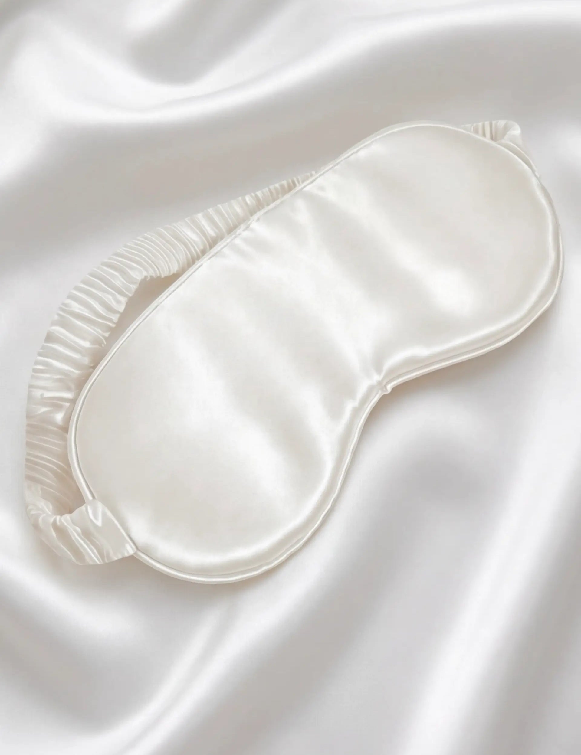 Silk Sleep Mask (Ivory White)