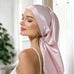 Long Bonnet (Pink) | Silk Protection for Long Hair | Pure Silk Boutique| psboutique.ch