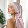 Long Bonnet (Pink) | Silk Protection for Long Hair | Pure Silk Boutique| psboutique.ch