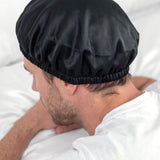 Cuffia in seta per uomo (Nero)