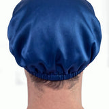 Men's Silk Hair Bonnet (Blue)