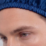 Men's Silk Hair Bonnet (Blue)