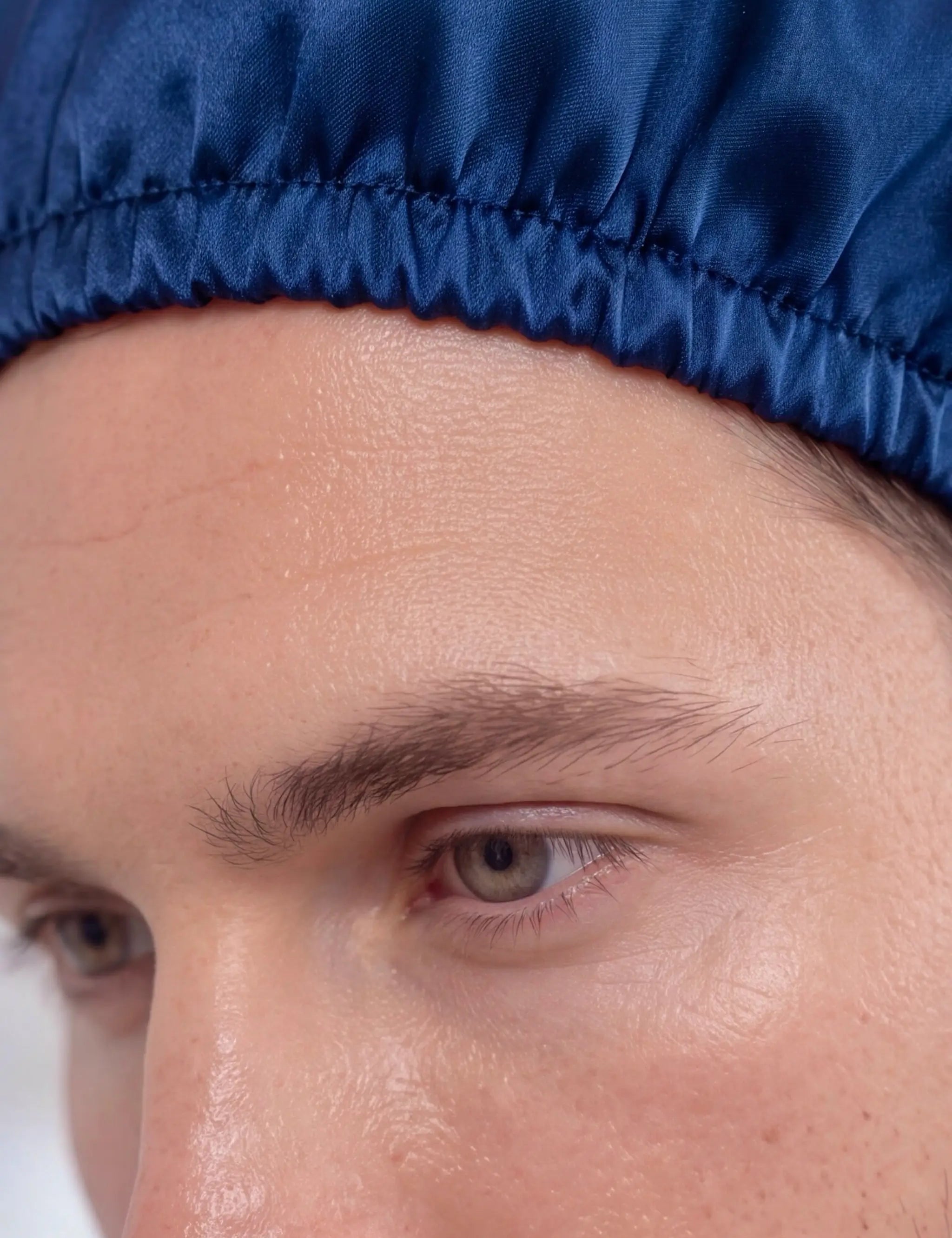 Men's Silk Hair Bonnet (Blue)