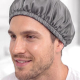 Men's Silk Hair Bonnet (Grey)