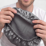 Men's Silk Hair Bonnet (Grey)