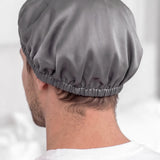 Men's Silk Hair Bonnet (Grey)