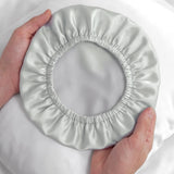 Men's Silk Hair Bonnet (Silver)