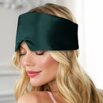 Mulberry Silk Eye Mask (Dark Green) % Sale % Gentle on Skin, Easy on Sleep | psboutique.ch