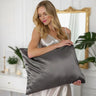 Pillowcase 100% Silk  (Dark Grey) | Swiss Shop | Luxuriously Soft & Skin-Friendly | psboutique.ch