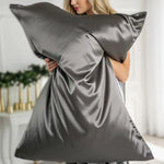 Pillowcase 100% Silk  (Dark Grey) | Swiss Shop | Luxuriously Soft & Skin-Friendly | psboutique.ch
