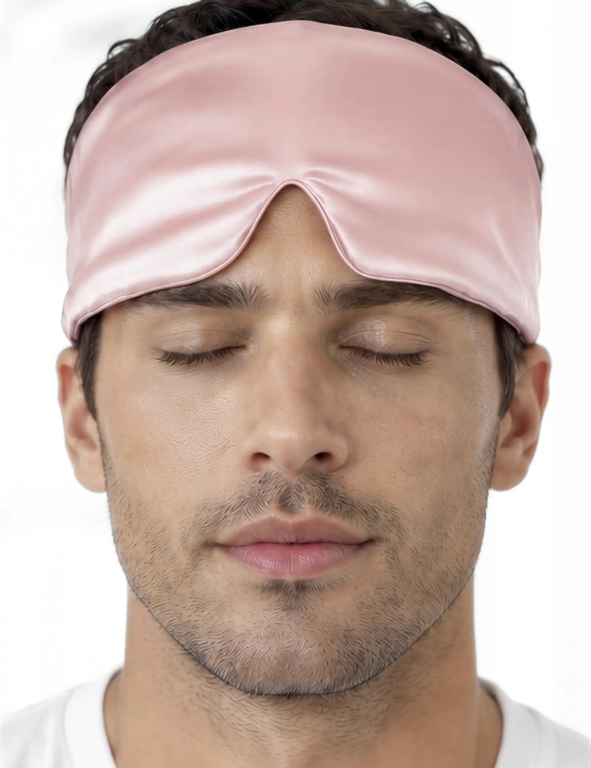 Men's Silk Sleep Mask (Pink)