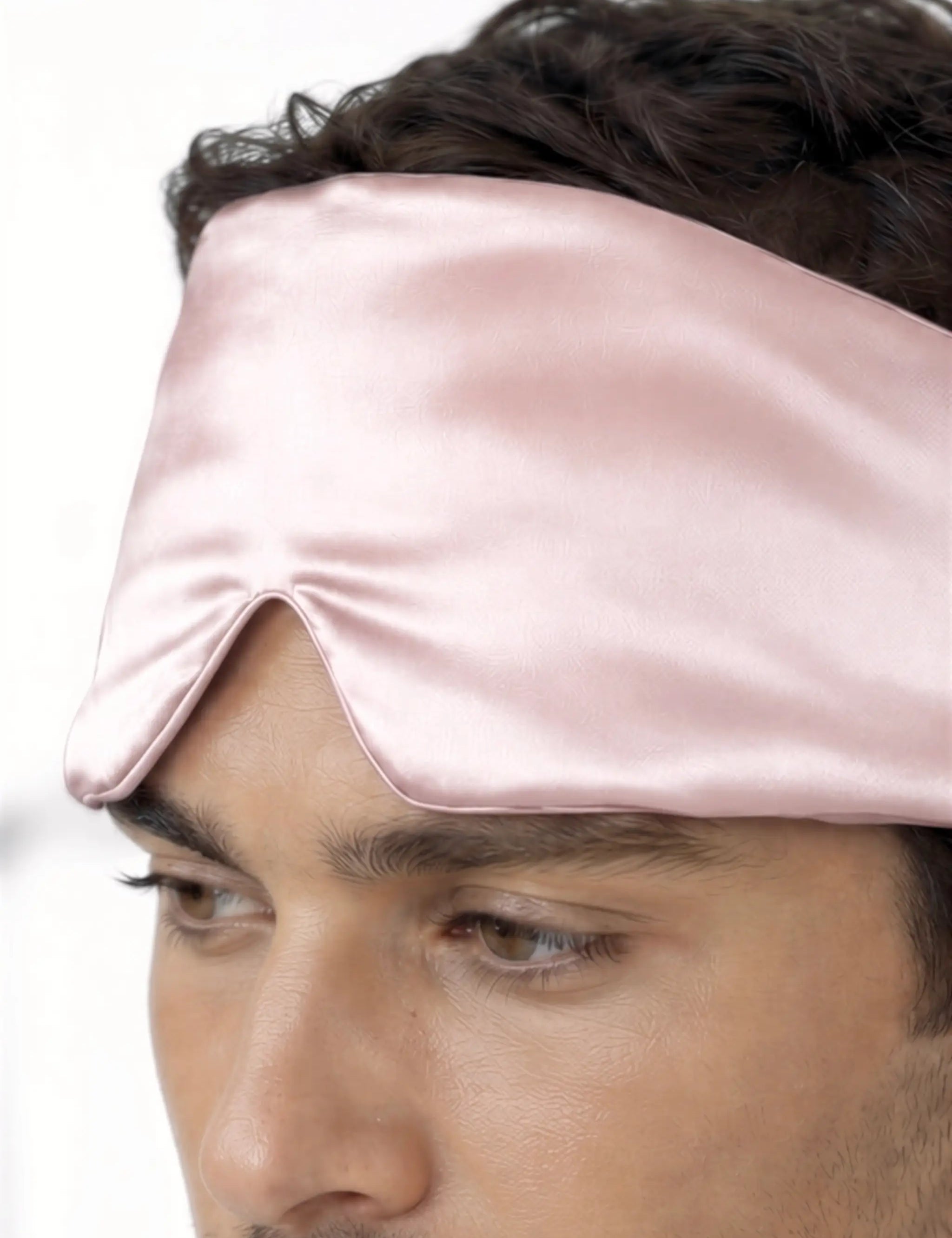 Men's Silk Sleep Mask (Pink)
