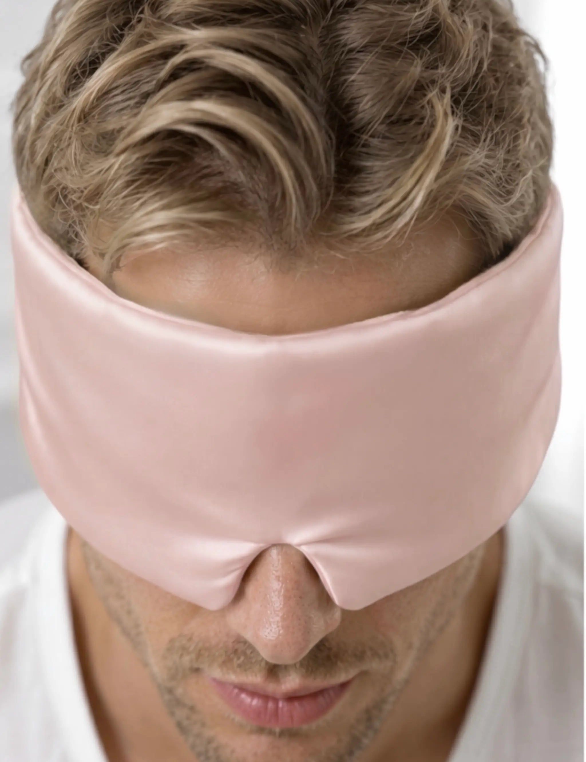 Men's Silk Sleep Mask (Pink)