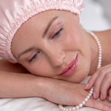 Silk Hair Bonnet (Pink)