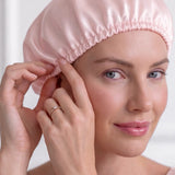 Silk Hair Bonnet (Pink)