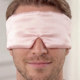Seiden Schlafmaske für Herren (Rosa)