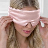 Maschera per dormire in seta (Rosa)