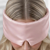Maschera per dormire in seta (Rosa)