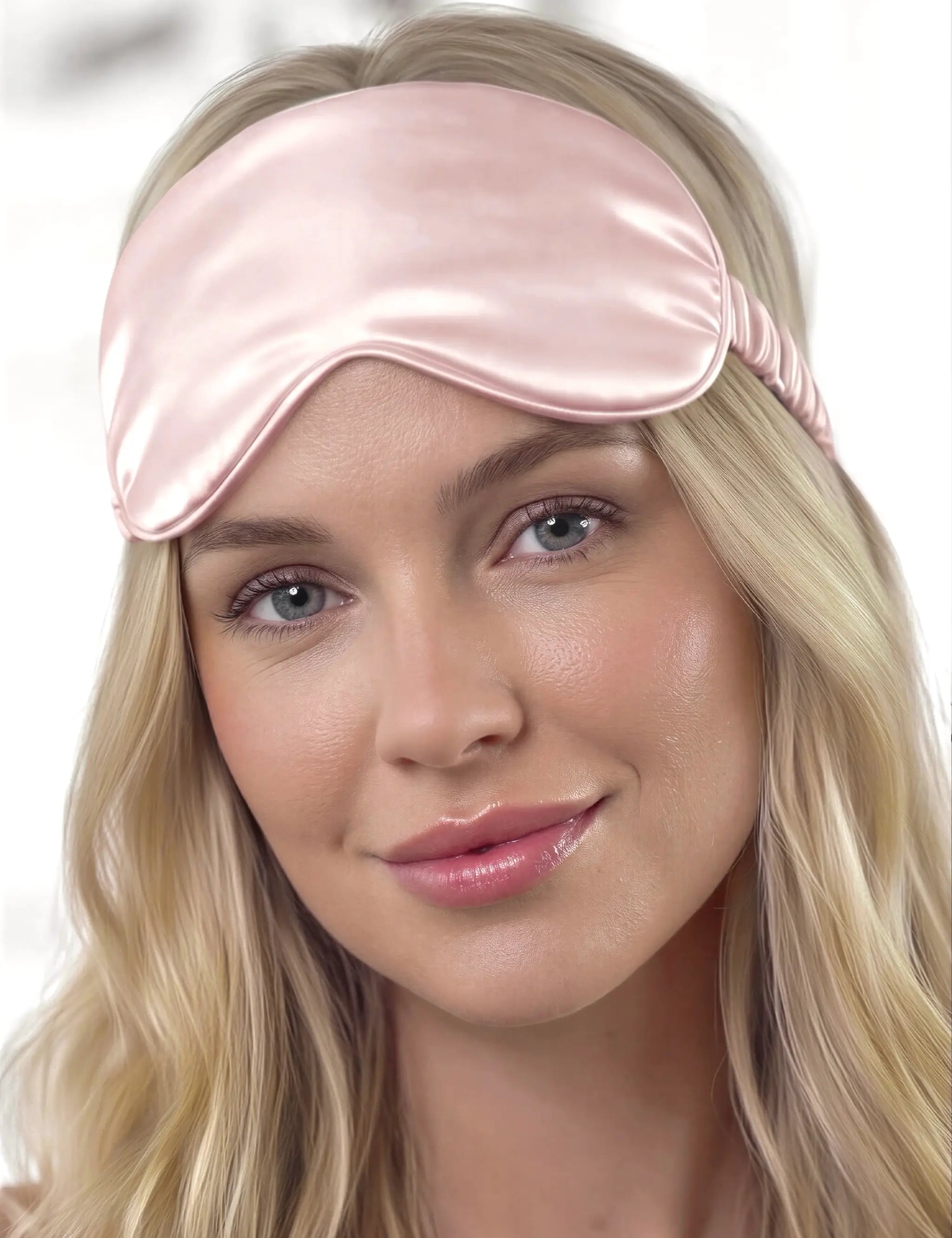Silk Eye Mask (Pink)