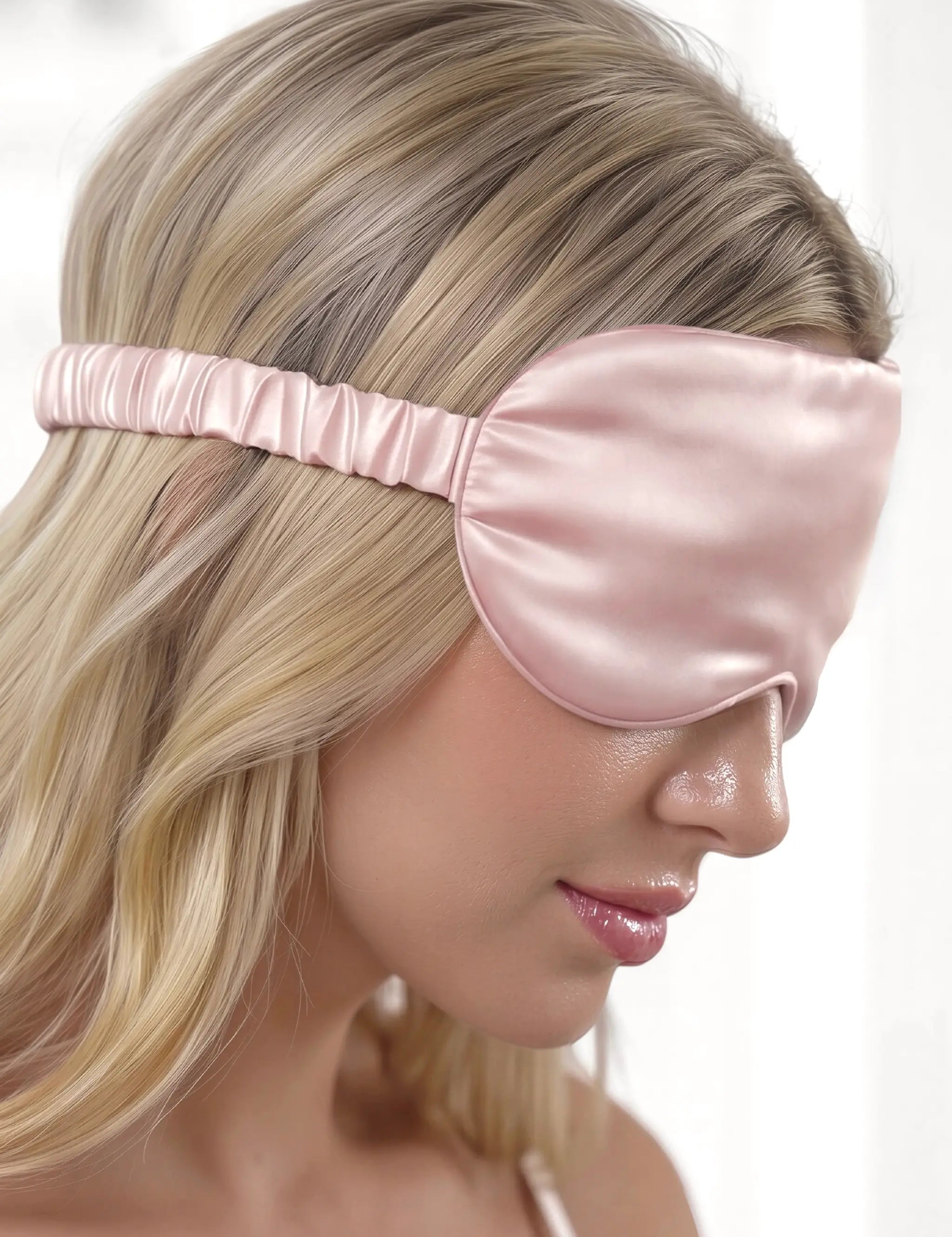Silk Eye Mask (Pink)