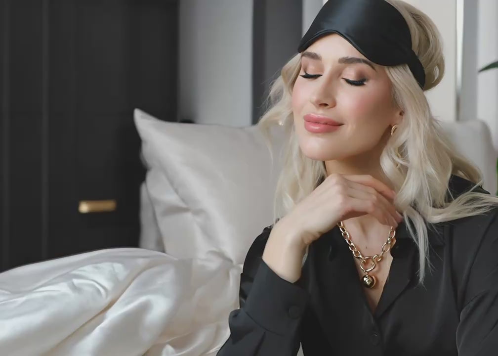 PSBoutique.ch - Pura Seta in Svizzera. Federe cuscino, Biancheria da letto, Cuffie per capelli da notte, Maschere per dormire in seta.