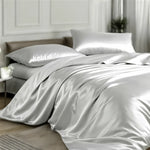 Quilt Cover Pure Silk (Silver) % SALE % Smooth, Breathable & Timelessly Elegant| psboutique.ch