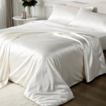 Silk Duvet Cover (Ivory White) % Sale % Elegant, Breathable & Gentle on Skin | psboutique.ch