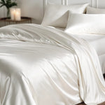 Silk Duvet Cover (Ivory White) % Sale % Elegant, Breathable & Gentle on Skin | psboutique.ch