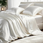 Silk Duvet Cover (Ivory White) % Sale % Elegant, Breathable & Gentle on Skin | psboutique.ch