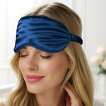 Silk Eye Mask for Sleeping (Blue Navy) Soft, Breathable & Light-Blocking % Sale | psboutique.ch