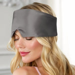 Silk Eye Mask (Dark Grey) Full Coverage with Adjustable Velcro Fit % Sale | psboutique.ch