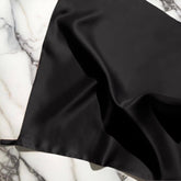 Silk Face Towel Black 100% Mulberry Silk buy in Switzerland Pure Swiss Boutique